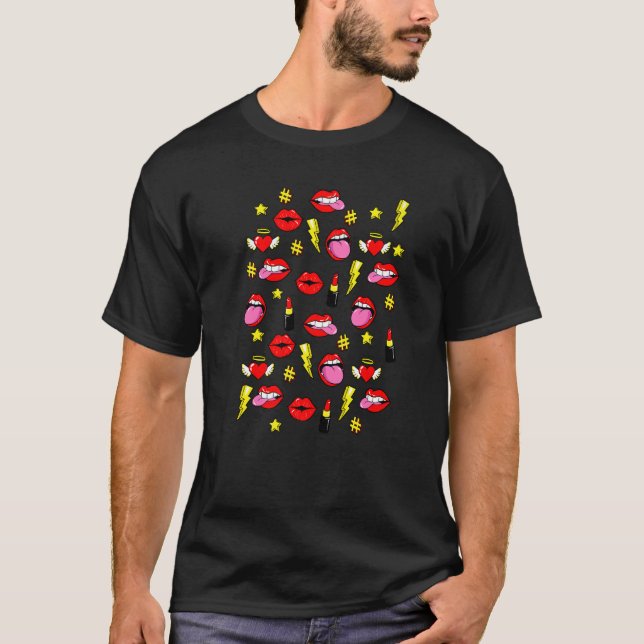 Cool Girls Stuff Illustration Fashion Style Graphi T-Shirt (Front)