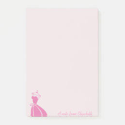 Cool Girly Dress   - Personalized Post-it Notes