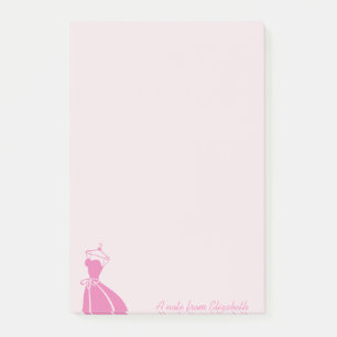 Cool Girly Dress - Personalized Post-it Notes