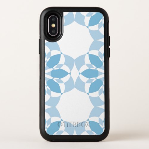 Cool girly modern trendy unique flower abstract OtterBox symmetry iPhone x case