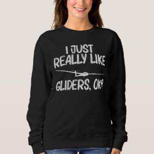 Cool Glider Art For Men Women Skydiving Air Glidin Sweatshirt