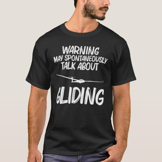 Cool Glider Art For Men Women Skydiving Air Glidin T-Shirt (Front)