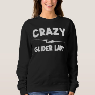 Cool Glider Art For Women Mom Skydiving Air Glidin Sweatshirt