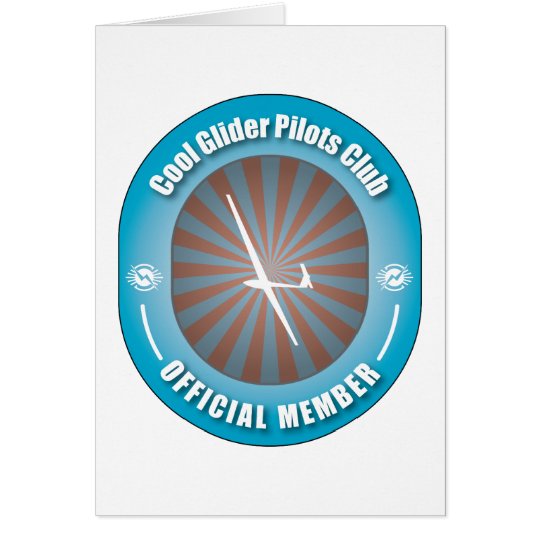 Cool Glider Pilots Club Card
