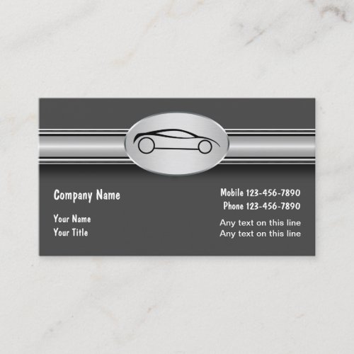Cool Glossy Automotive Business Cards