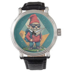 Cool Gnome on an Adventure: Fun Illustration Watch