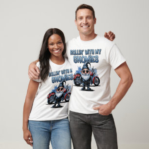 Cool Gnome T-Shirt Gift for Men & Women