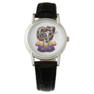 Cool Goalkeeper Soccer Ball Jersey Number 67 Art Watch
