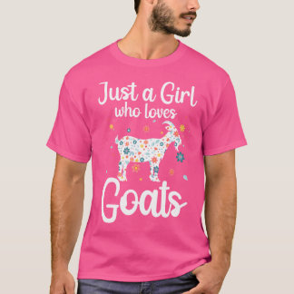 Cool Goat Art For Goat Farmer Pygmy Goat Lover T-Shirt