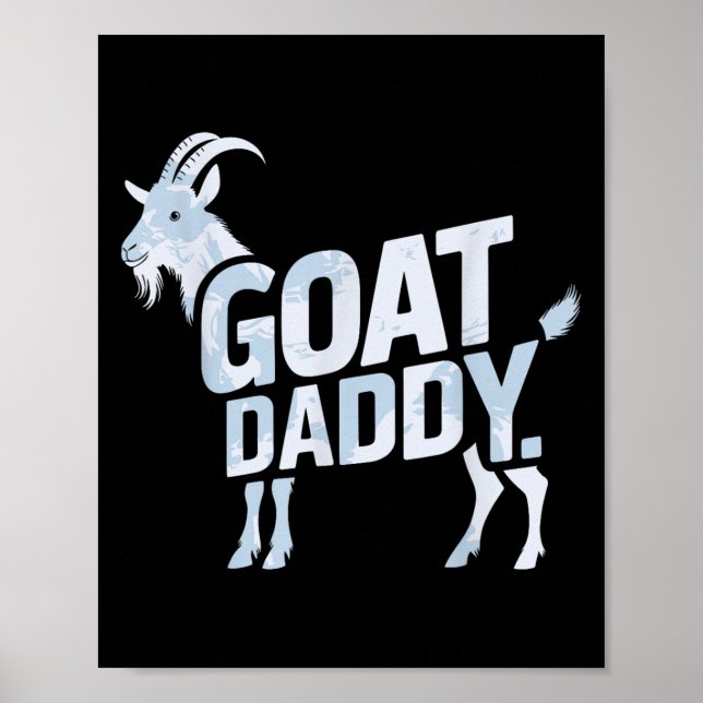 Cool Goat Design For Men Boys Pygmy Goat Lover Goa Poster (Front)