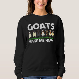 Cool Goat For Men Women Domestic Goat Farm 1 Sweatshirt