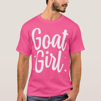 Cool Goat Girls Animal Farming Goat Lover T-Shirt