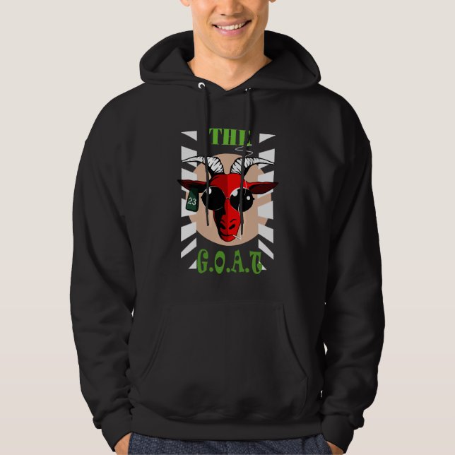 cool goat hoodie (Front)