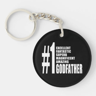 Cool Godfathers : Number One Godfather Keychain