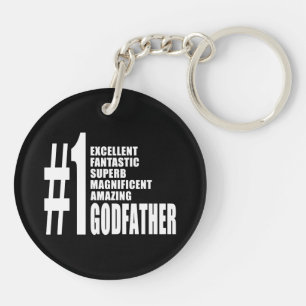 Cool Godfathers : Number One Godfather Keychain