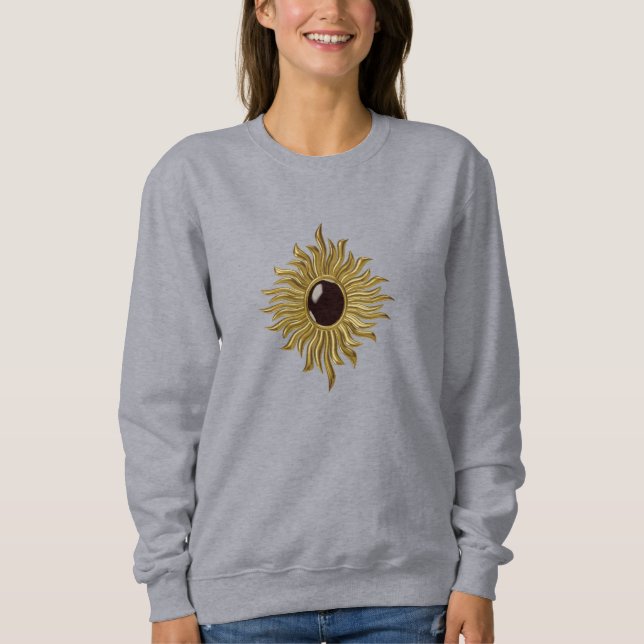 Cool Gold broach Sweatshirt (Front)