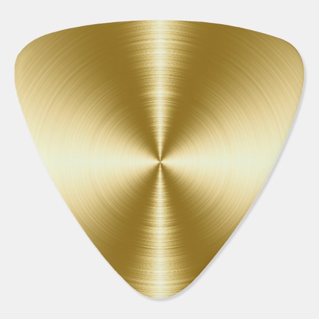Cool Gold Look Luxury Guitar Picks (Back)