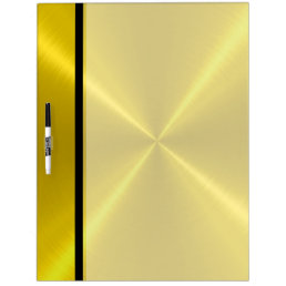 Cool Gold Stainless Steel Metal Dry Erase Board