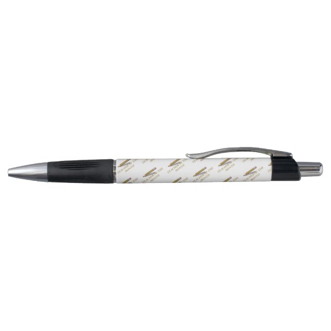 Cool Gold Teacher Of TheMonth Teacher Appreciation Pen (Top)