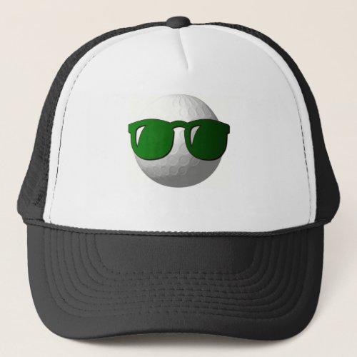 Cool Golf Ball Design Baseball Hat