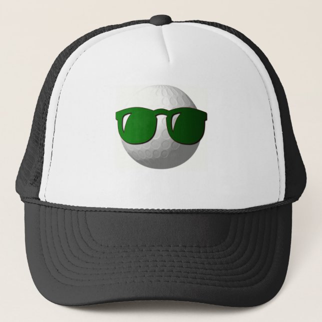 Cool Golf Ball Design Baseball Hat (Front)