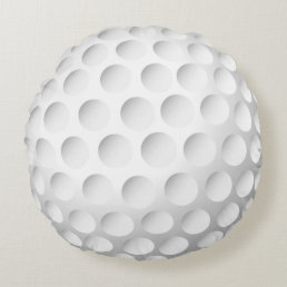 Cool Golf Ball Round Pillow
