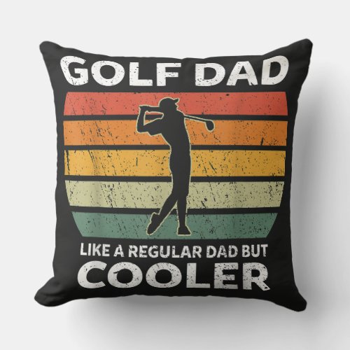 Cool golf dad pillow