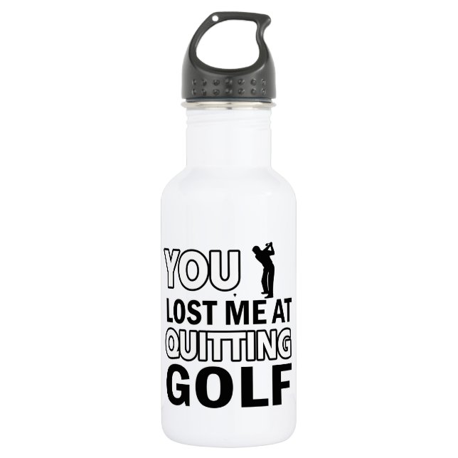 Cool Golf designs Water Bottle (Front)