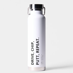 COOL GOLF FATHER'S DAY DRIVE CHIP PUTT REPEAT WATER BOTTLE