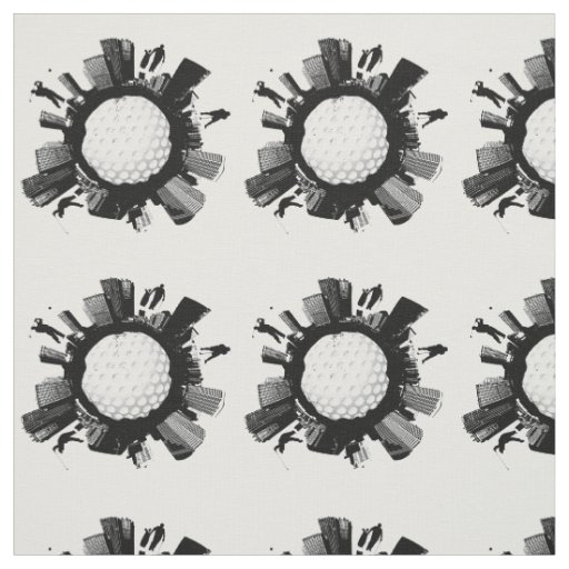 Cool Golf Golfing World Fabric