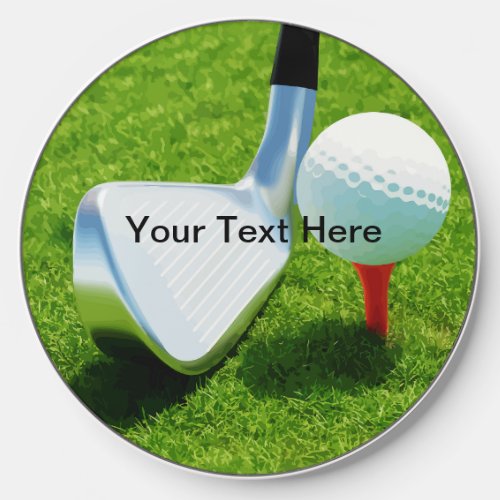 Cool Golf Theme Promotional Executive GIft Wireless Charger