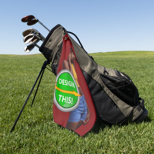 COOL! Golf Towel - Custom (Green)