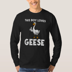 Cool Goose For Boys Kids Canadian Geese Bird Hunte T-Shirt