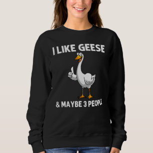 Cool Goose For Men Women Canadian Geese Bird Hunte Sweatshirt
