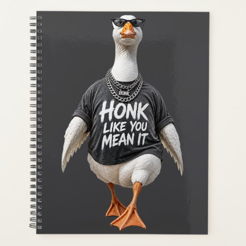 Cool Goose Wearing Sunglasses Planner