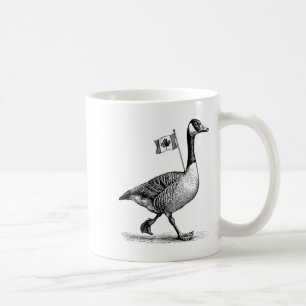 Cool Goose With Canada Flag Costume For Man And Wo Coffee Mug