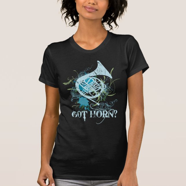 Cool Got Horn Grunge T-shirt (Front)