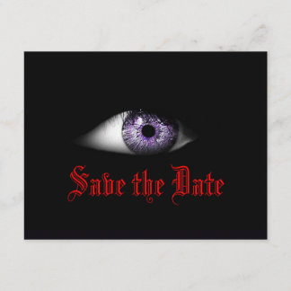 Cool Gothic Wedding Save the Date Goth Bride Dark