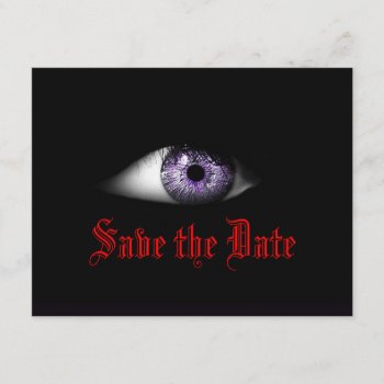 Cool Gothic Wedding Save The Date Goth Bride Dark by House_of_Grosch at Zazzle