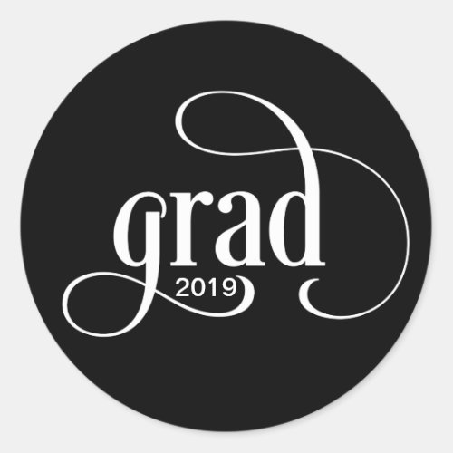 Cool Grad Logo Class Year Envelope Seal