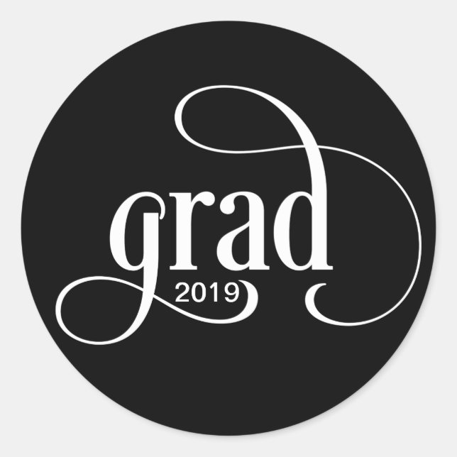 Cool Grad Logo Class Year Envelope Seal (Front)