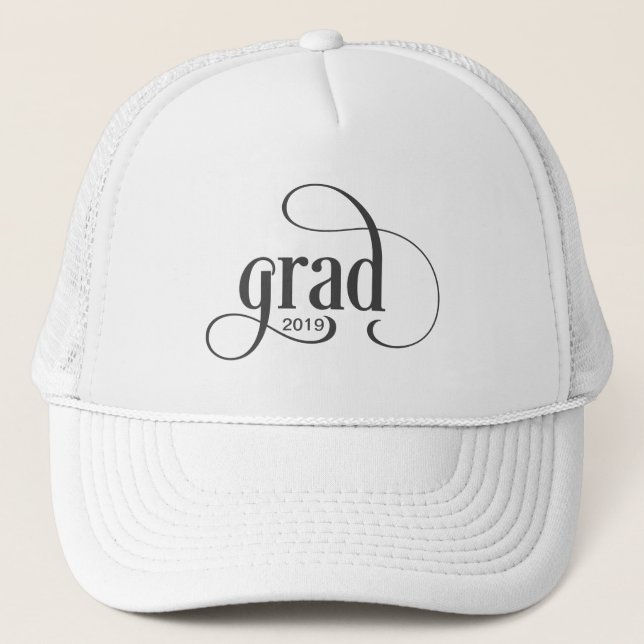 Cool Grad Logo with Class Year Trucker Hat (Front)