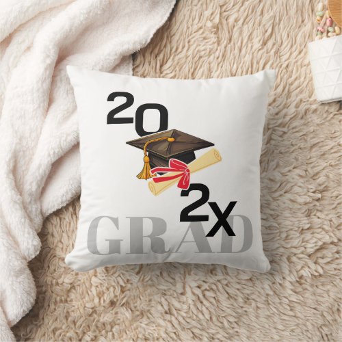 Cool Grad Throw Pillow