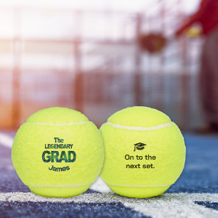 Cool Graduation Gift Legendary College Grad Gift  Tennis Balls