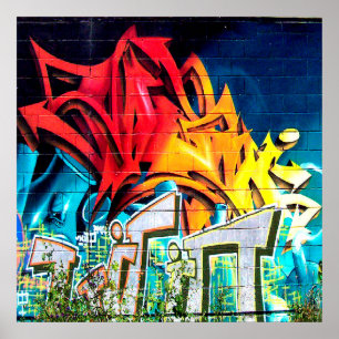 Cool Graffiti home office decor acryllic