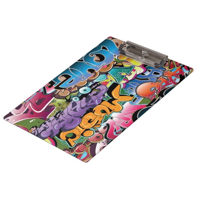 Cool Graffiti Street Art Abstract Clipboard (Angled)