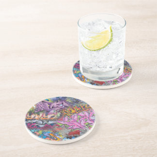 Cool Graffiti Street Art Abstract Coaster