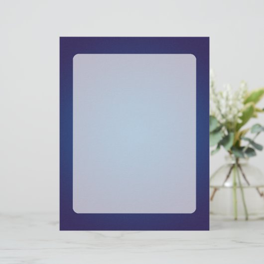 Cool Grainy Deep Blue Vignette (Standing Front)