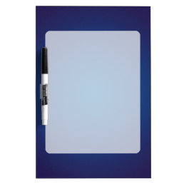 Cool Grainy Deep Blue Vignette Dry-Erase Board