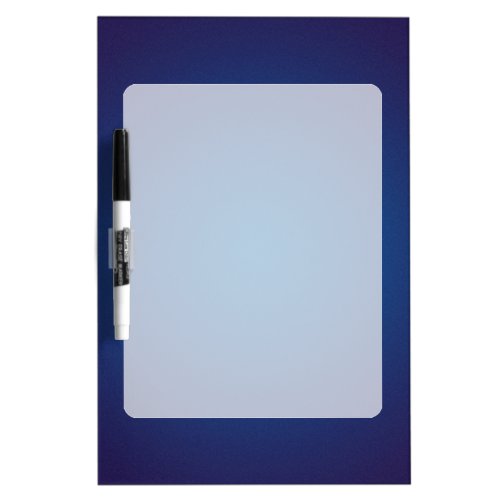 Cool Grainy Deep Blue Vignette Dry_Erase Board